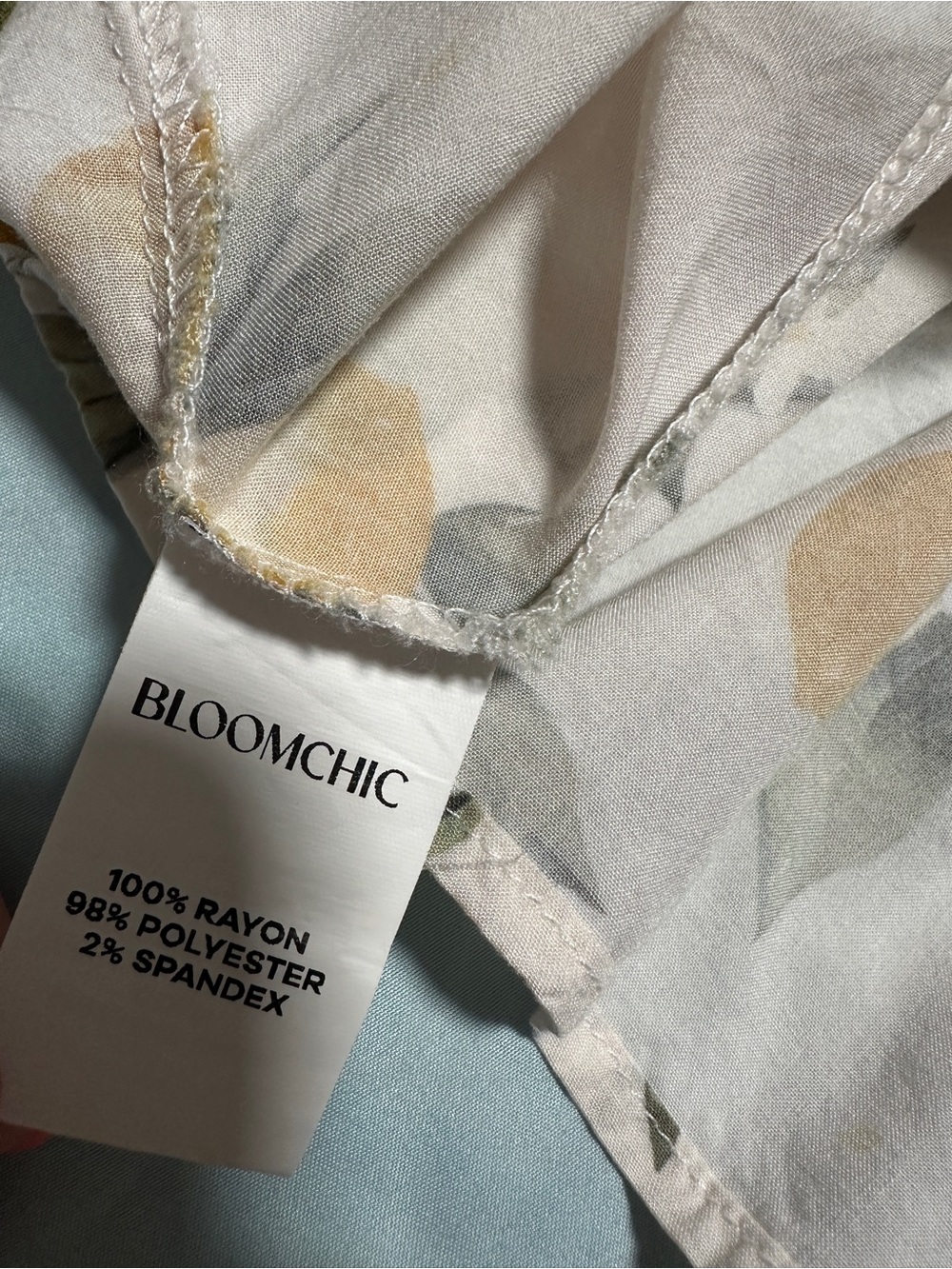 BloomChic White Tunic with Yellow Lemon Print - Picture 6 of 7